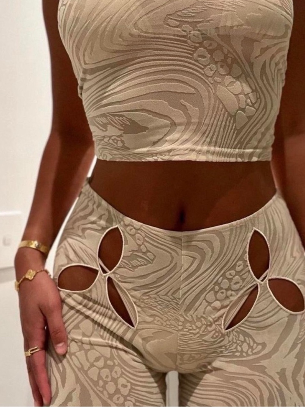 I.AM.GIA Tan Amina Set Pants and Top